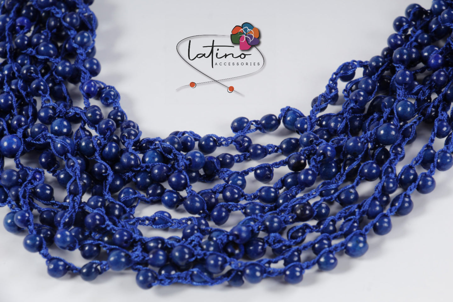 Royal Blue Chirilla Necklace Set
